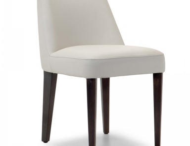 Chair in leather upholstery Tap, Domingo Salotti