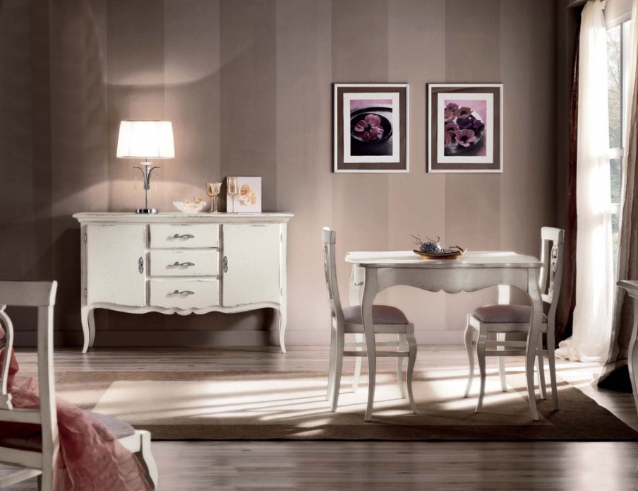 Dining room (set for the dining room) with buffet, Mirandola Export