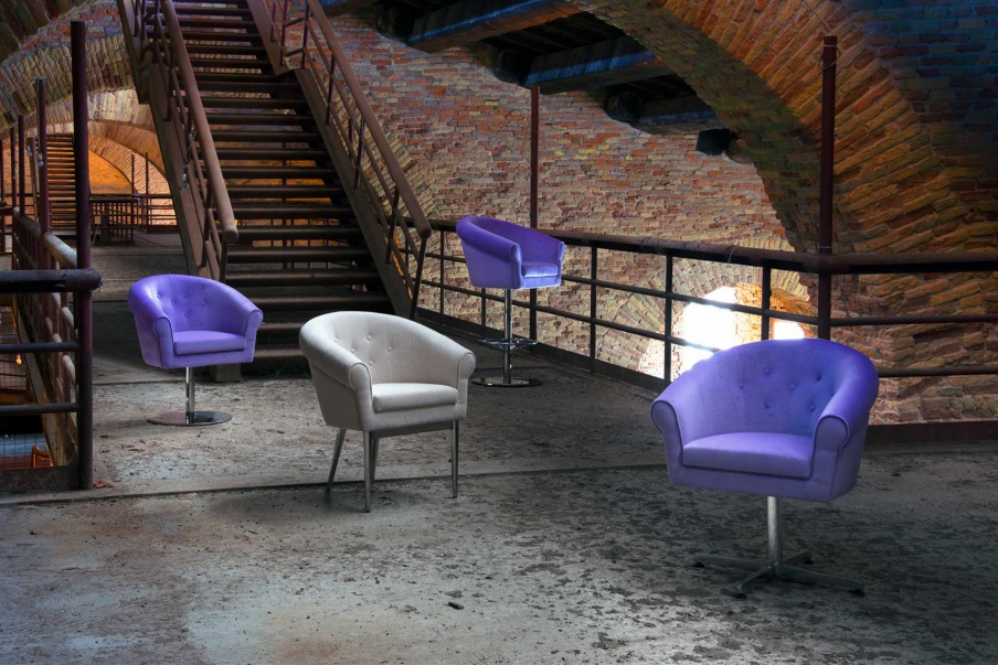 Armchair in fabric Melt, Domingo Salotti