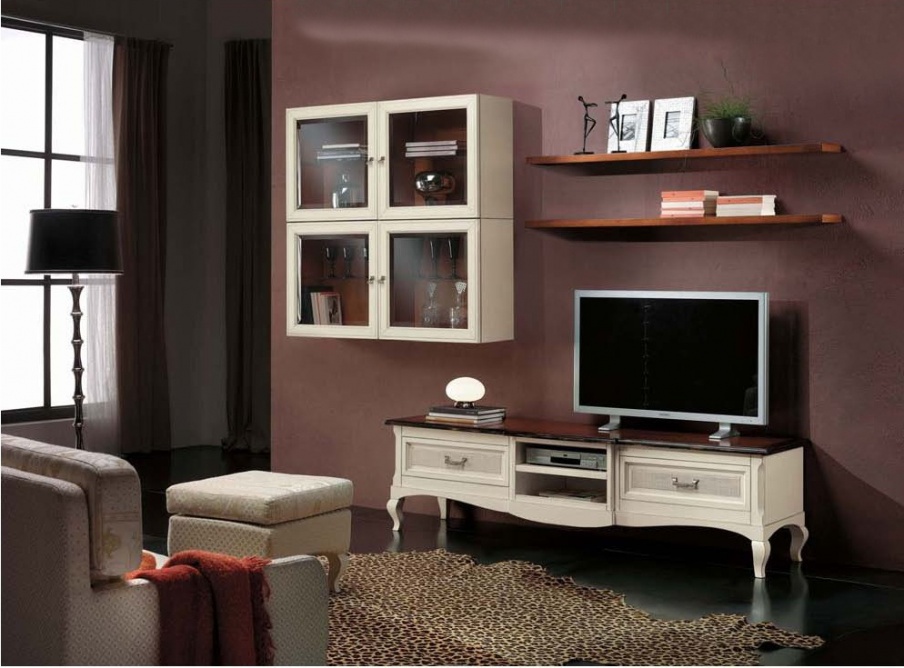 Living room (sofa set) with shelves, Mirandola Export