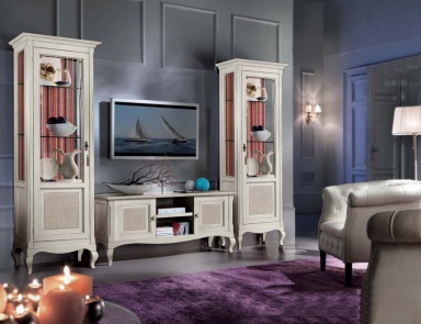 Living room (sofa set) with showcases, Mirandola Export