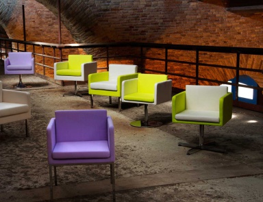 Chair on a metal frame Pastel, Domingo Salotti