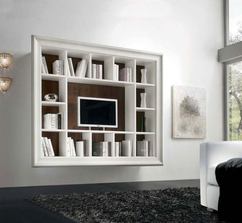 Cabinet for TV with open compartments, Mirandola Export
