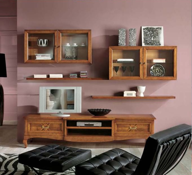 Living room (sofa set) with shelves, Mirandola Export