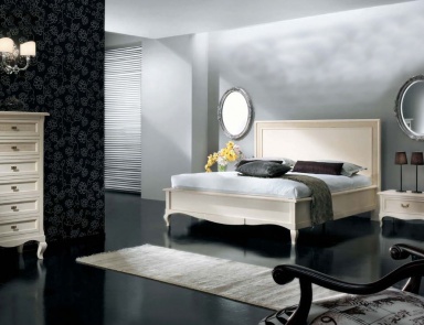 Bedroom (Suite bedroom) with the implementation of the Vienna straw, Mirandola Export