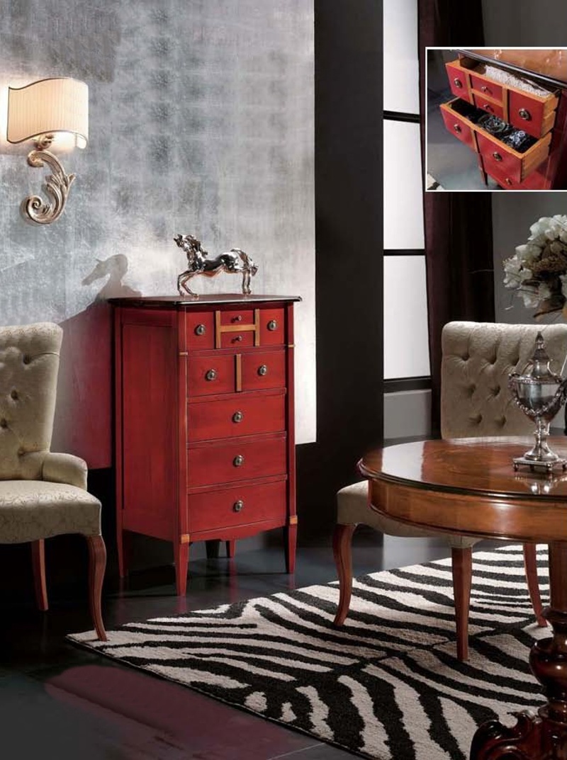 Dresser in solid cherry, Mirandola Export