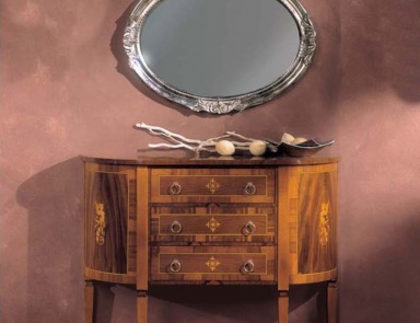 A chest of drawers with a decorative pattern, Mirandola Export