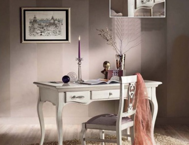 Writing Desk with shaped legs, Mirandola Export