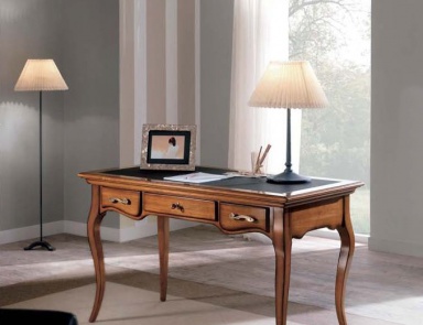 Writing Desk with leather coating, Mirandola Export (writing Desk)