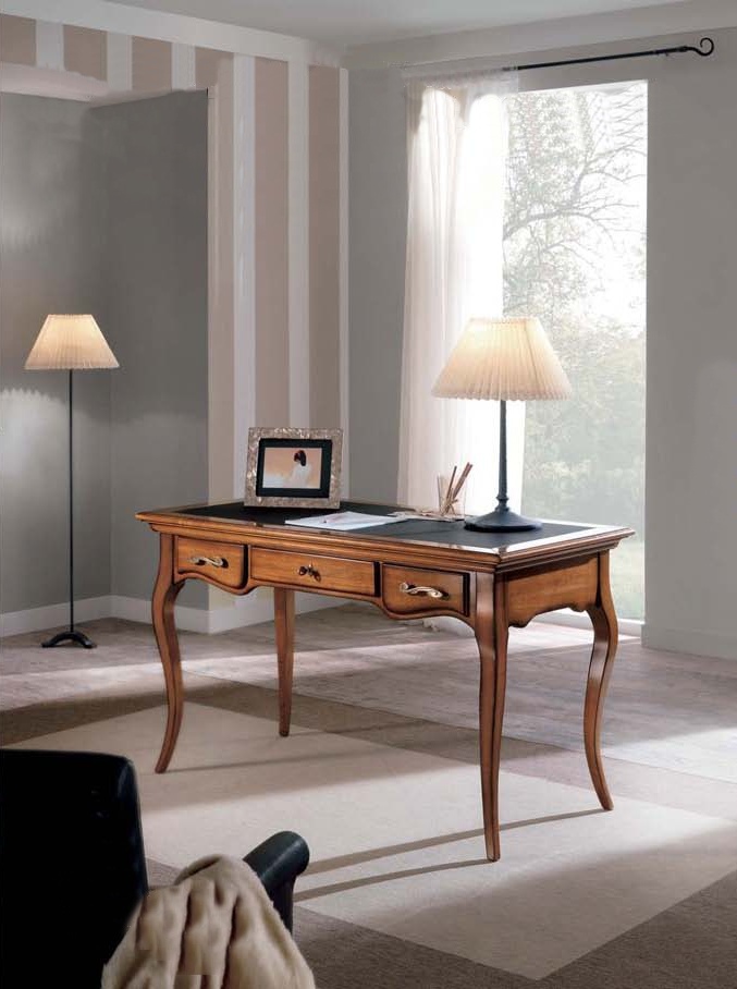 Writing Desk with leather coating, Mirandola Export