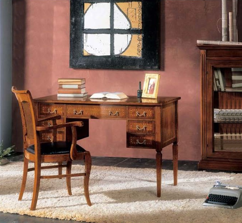 Desk with seven drawers, Mirandola Export