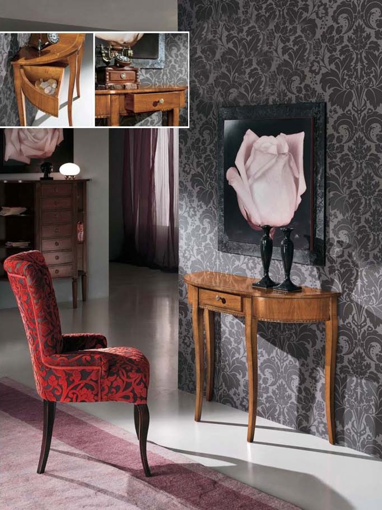 Console with secret drawer, Mirandola Export