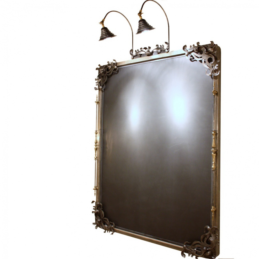 Mirror on a wooden frame Chapelle, Luna Bella