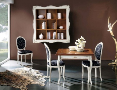 Dining room (set for the dining room) with sliding table, Mirandola Export
