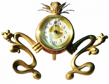 Table clock with quartz movement Parker, Luna Bella