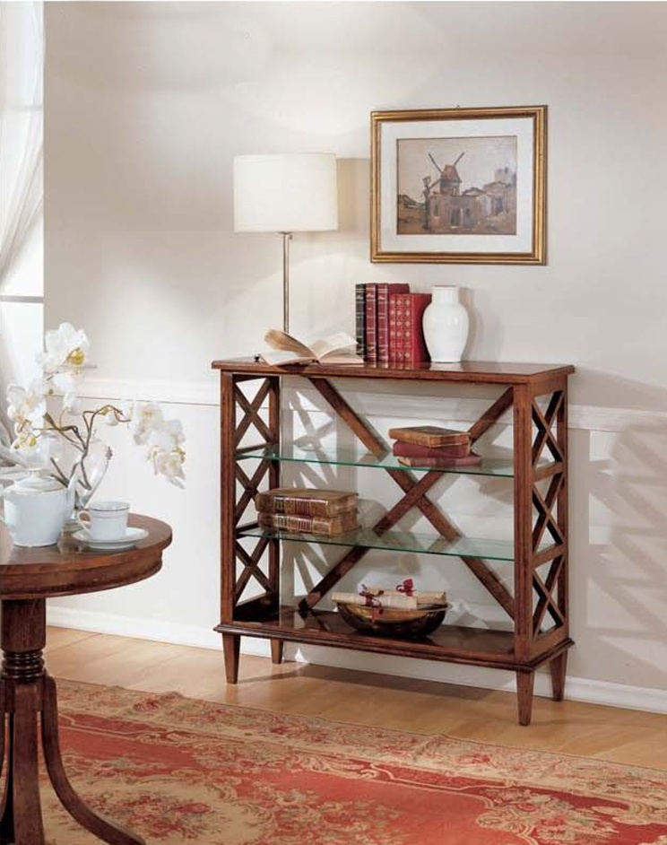 Rack with crystal shelves, Mirandola Export