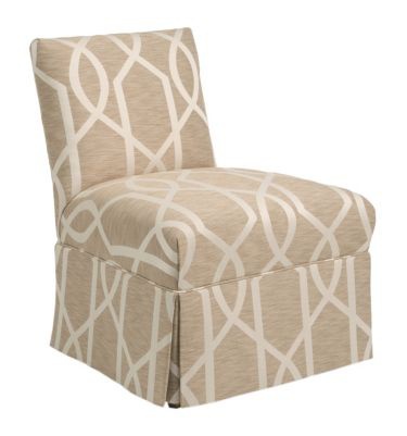 A chair without armrests, Pearson