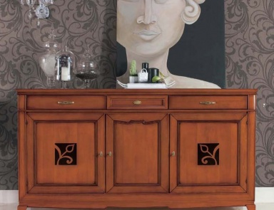 A snack bar with a frame made of walnut wood, Mirandola Export