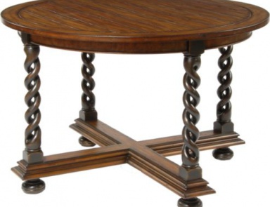 The mahogany table Barley Twist, Pearson