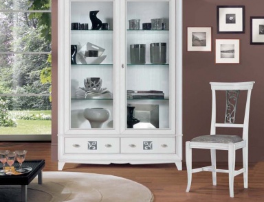 The Cabinet with silver leaf, Mirandola Export