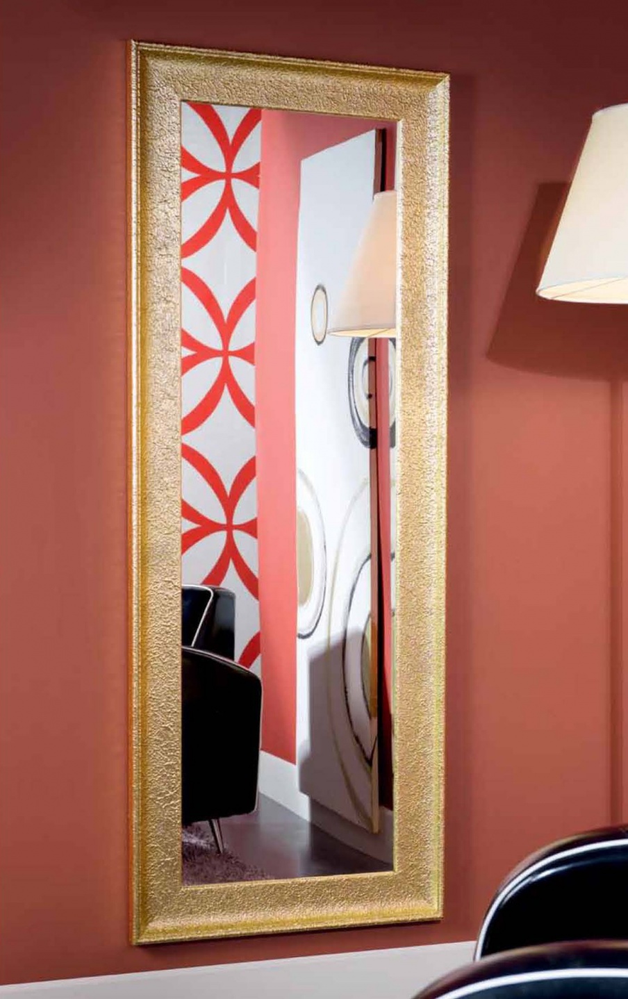 Rectangular wall mirror, Mirandola Export