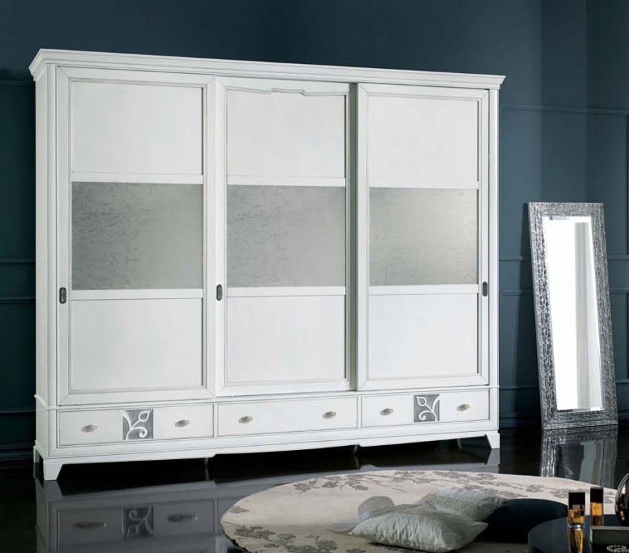 Wardrobe with glass inserts Vuadi, Mirandola Export