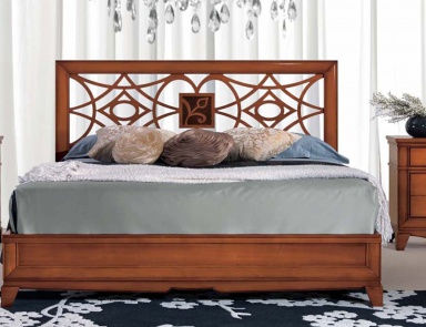 Bedroom (Suite bedroom) with decorative headboard, Mirandola Export