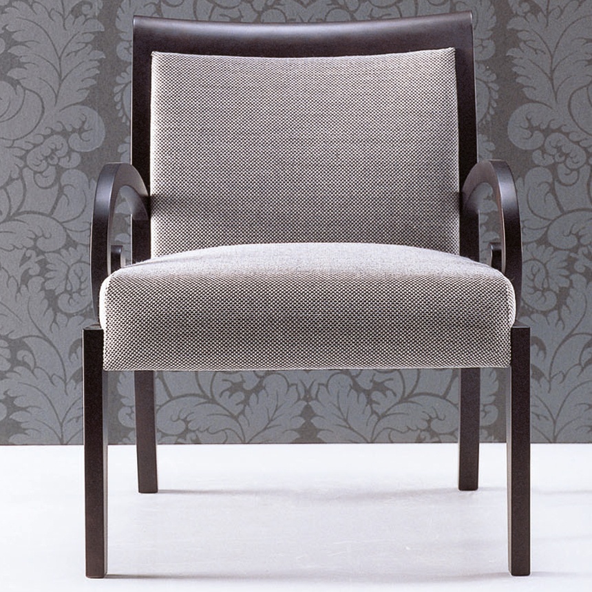 A chair with soft upholstery, Doris - Porada