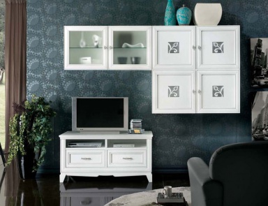 Modular system with hinged locker, Mirandola Export