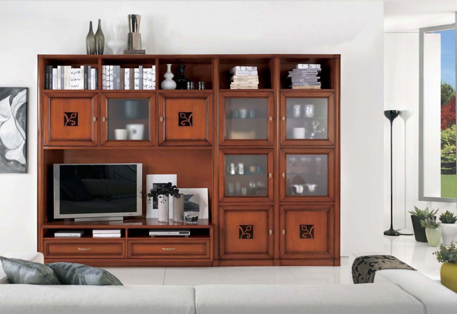 A modular Cabinet with a large compartment for TV, Mirandola Export