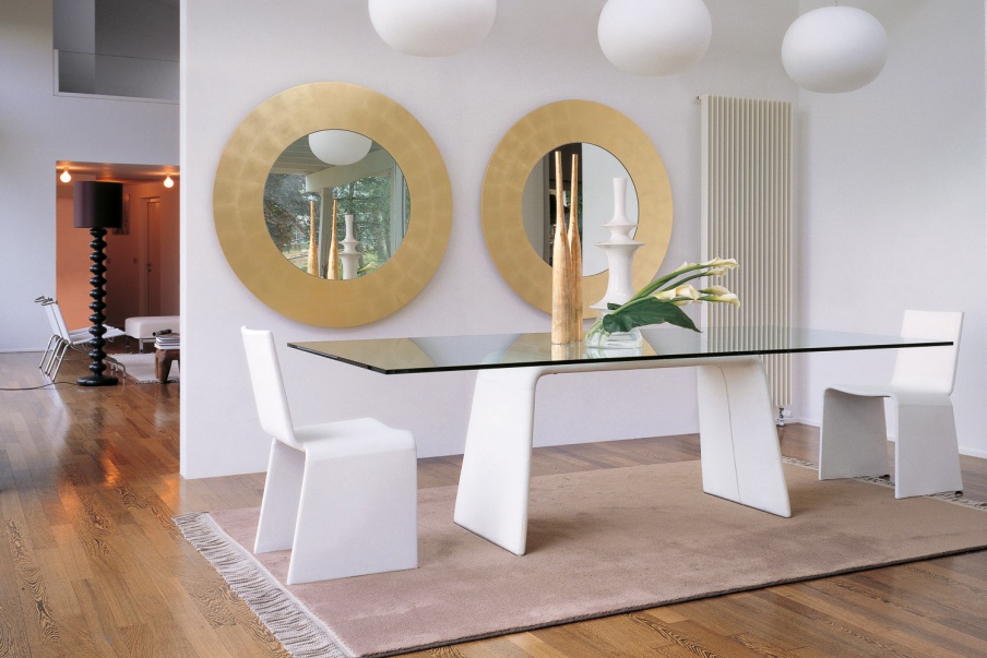 Glass dining table , Egos - Porada