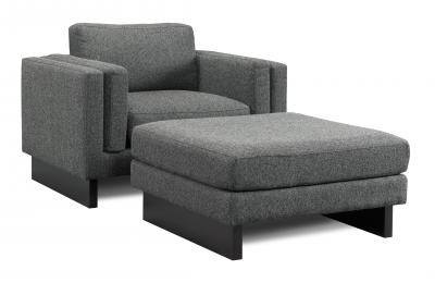 Chair with square Ottoman leg Emmet, MotionCraft