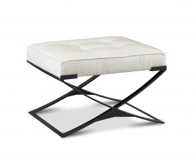 Stool with leather cushion Parker, MotionCraft