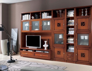 Modular wardrobe with the pattern on the facade, Mirandola Export