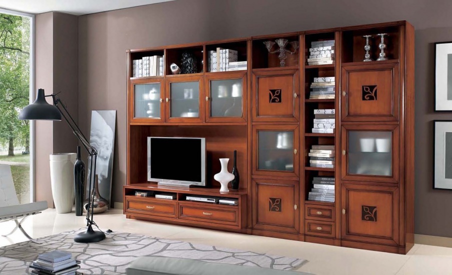 Modular wardrobe with the pattern on the facade, Mirandola Export