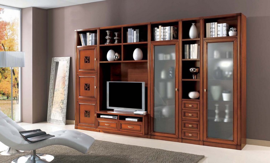 Modular Cabinet with doors of frosted glass, Mirandola Export