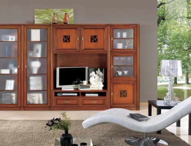 Modular enclosures two-door showcase, Mirandola Export