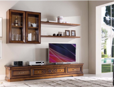 Modular system with carved patterns, Mirandola Export