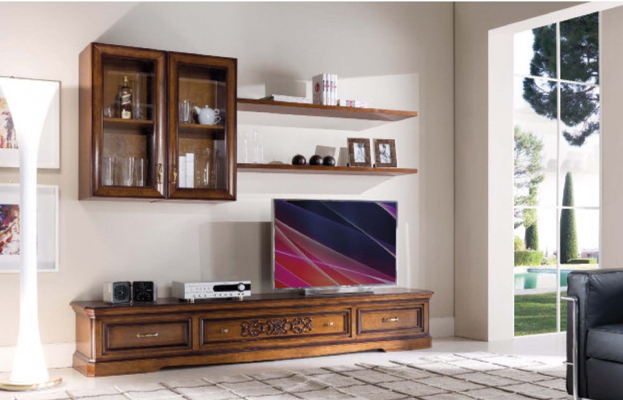 Modular system with carved patterns, Mirandola Export