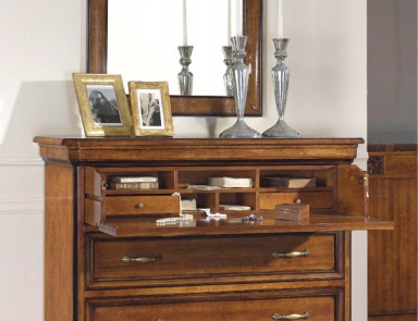 Chest with hinged panel, Mirandola Export