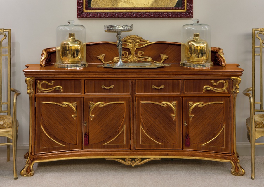 Dresser with drawers and hinged doors, Medea