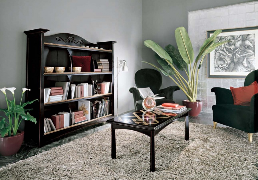 Bookcase with wooden shelves, Mirandola Export