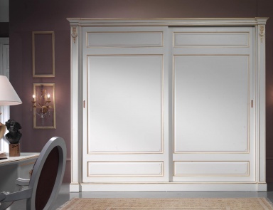 Wardrobe with 2 sliding shutters Beatrice, Onlywood