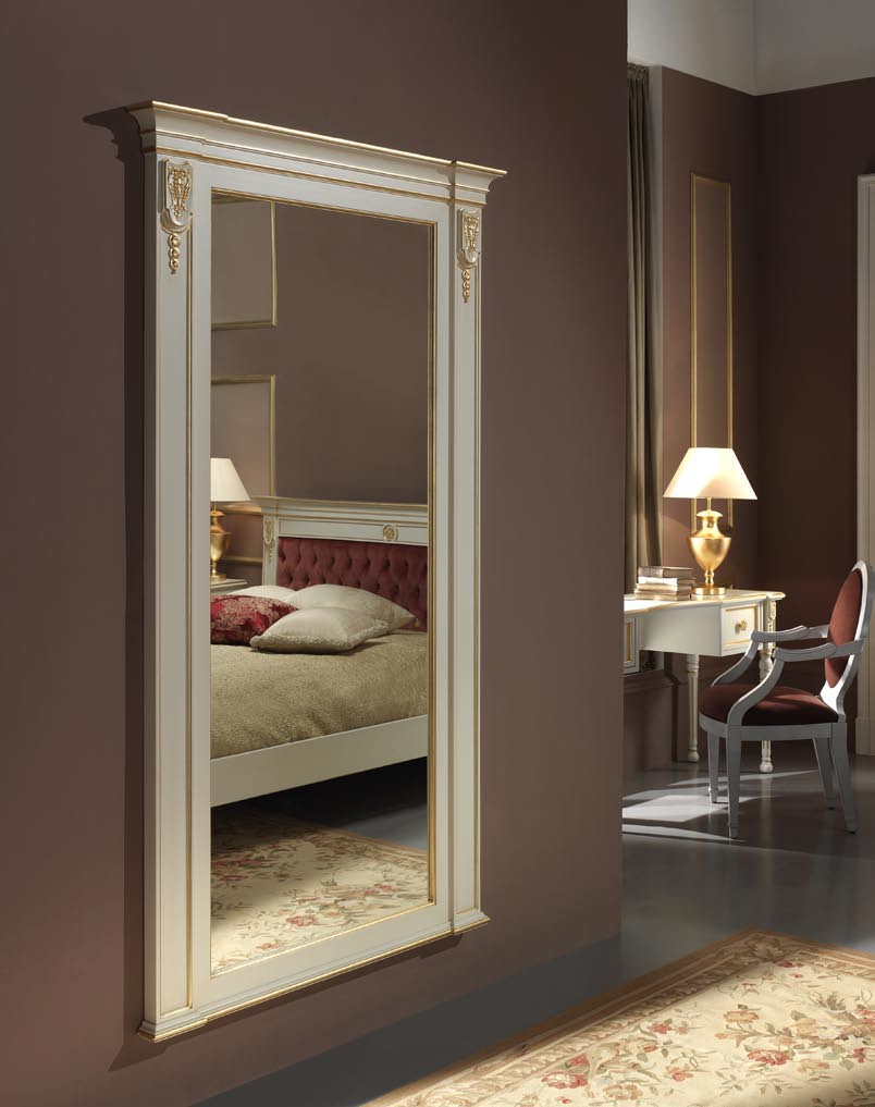 Wall mirror in rectangular frame Beatrice, Onlywood