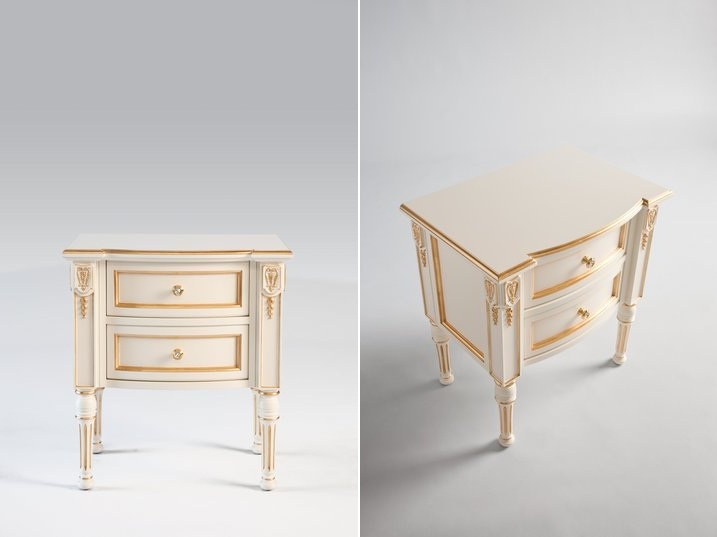 A bedside table with drawers Beatrice, Onlywood