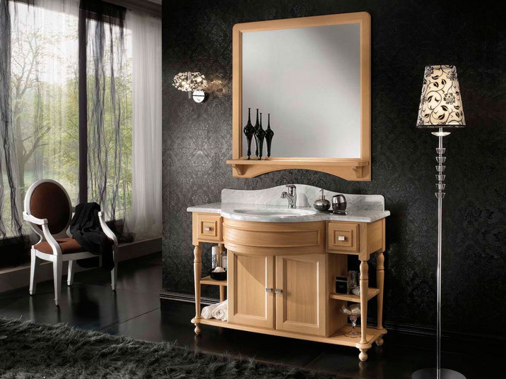 Set for a bath in the veneer finish Enea, Onlywood