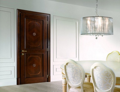 Wing doors in veneer with inlaid Diana, Onlywood