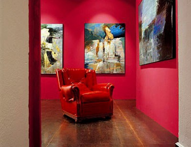 Chair leather upholstered Windsor Mascheroni