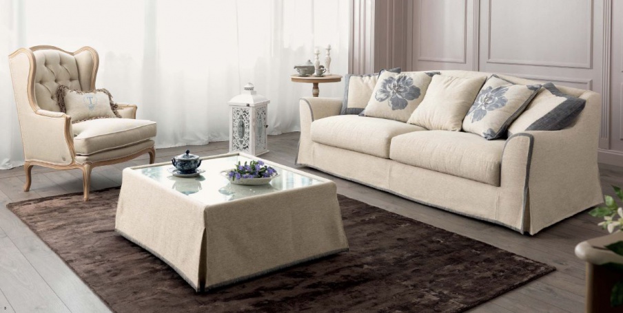 Sofa set solid wood Chamonix, Tosconova