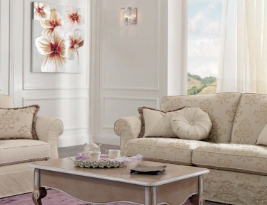 Sofa set in classic style, Todi, Tosconova